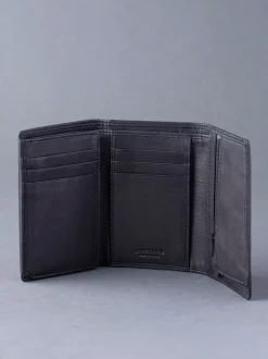 Portemonnees|Lakeland Leather - Bowston portemonnee met opvouwbaar ontwerp Zwart