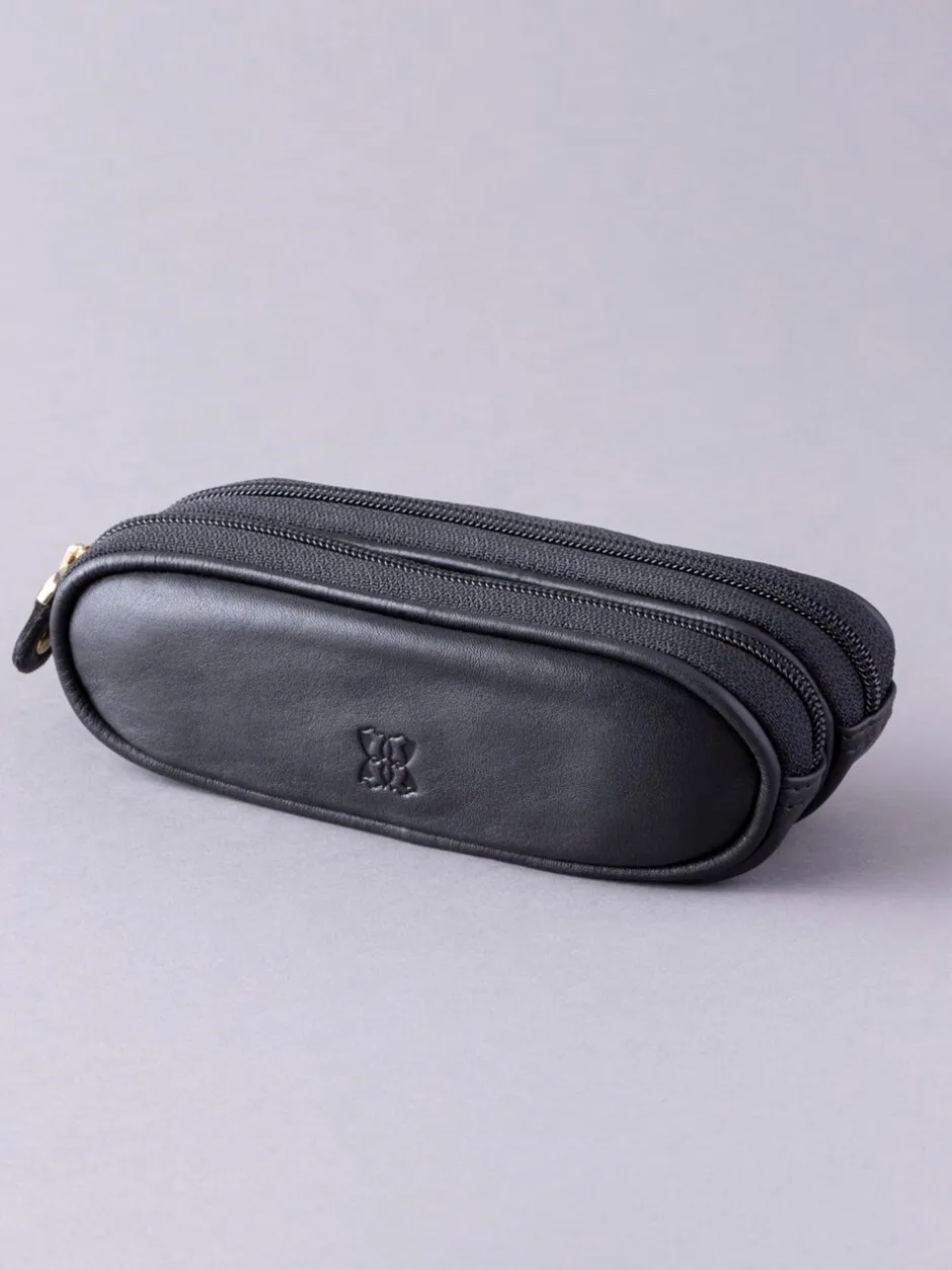 Zonnebril|Lakeland Leather Zwart - dubbele brillenkoker