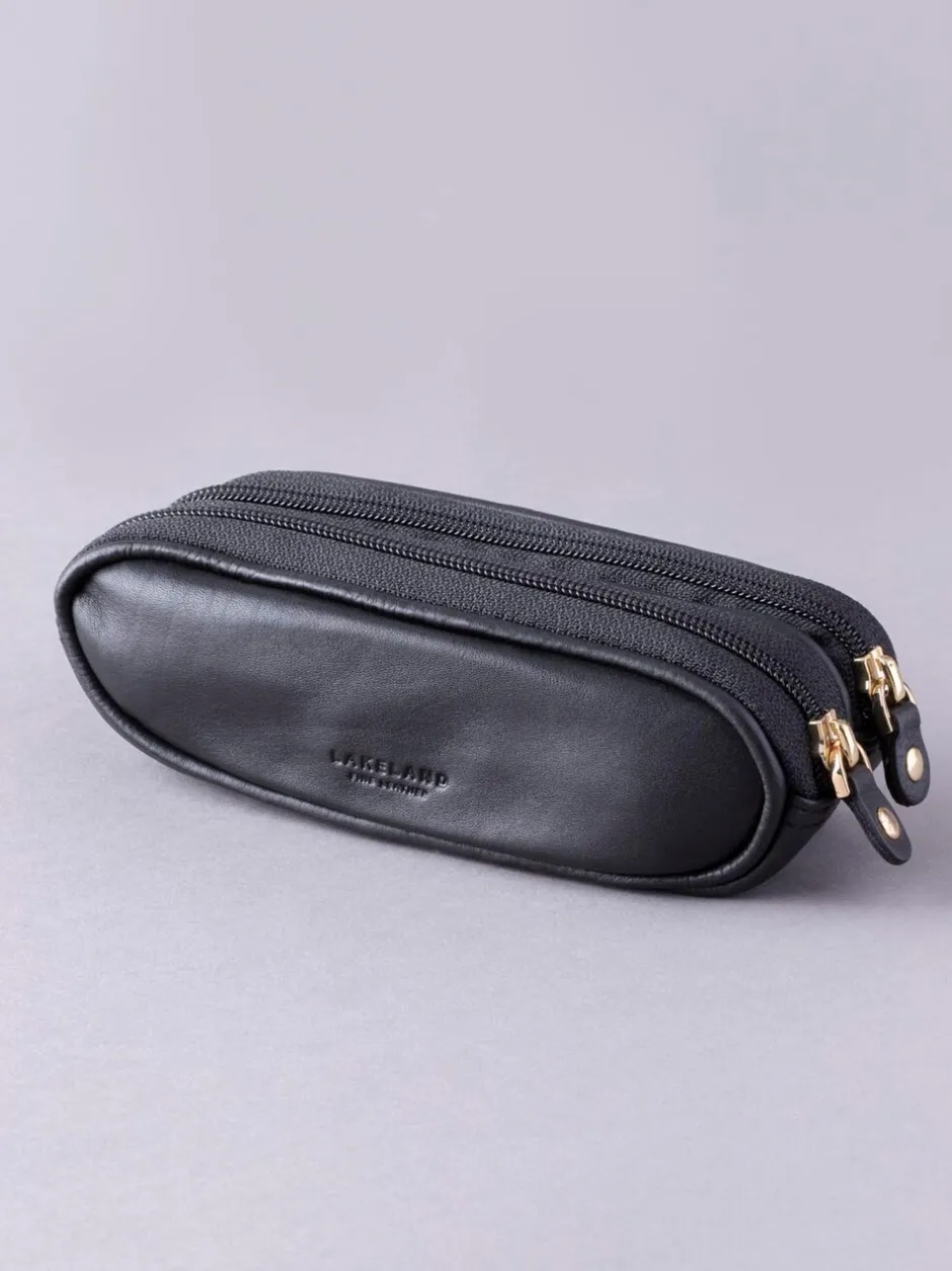 Zonnebril|Lakeland Leather Zwart - dubbele brillenkoker