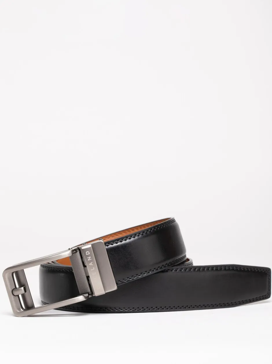 Riemen En Bretels*Lakeland Leather - Rigg Ratchet Belt Zwart