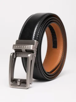 Riemen En Bretels*Lakeland Leather - Rigg Ratchet Belt Zwart