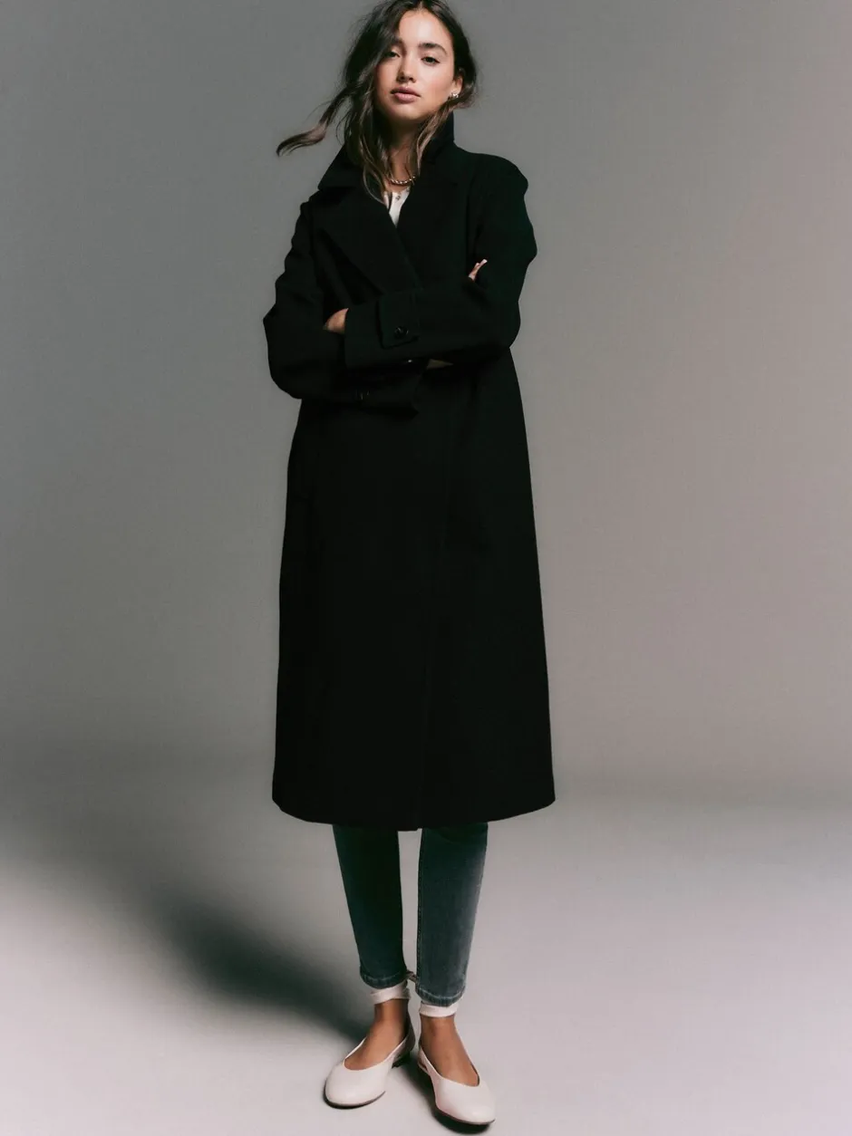 Jassen En Jacks*Next - Lange maxi-jas Zwart