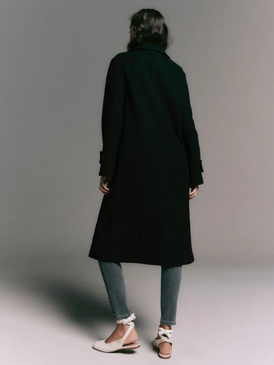 Jassen En Jacks*Next - Lange maxi-jas Zwart