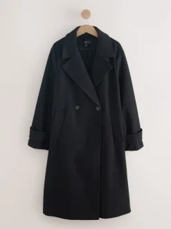 Jassen En Jacks*Next - Lange maxi-jas Zwart
