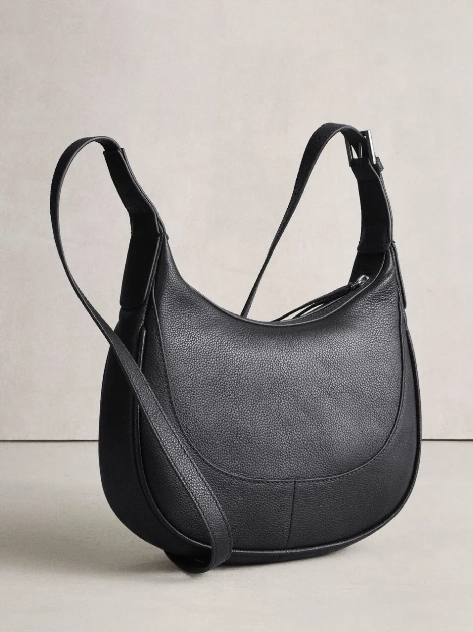 Tassen En Portemonnees*Next Zwart - Leather Scoop Cross-Body Bag