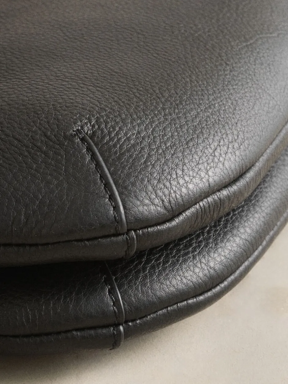 Tassen En Portemonnees|Next - Leather Scoop Cross-Body Bag Zwart