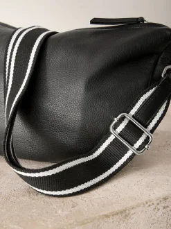 Tassen En Portemonnees|Next - Leather Sling Cross Body Bag Zwart