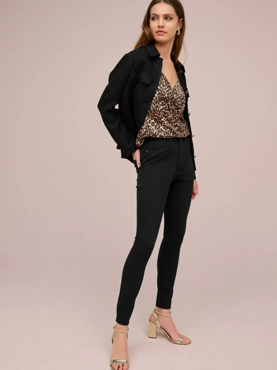 Leggings En Joggingbroeken|Next - Legging van jersey-denim Zwart