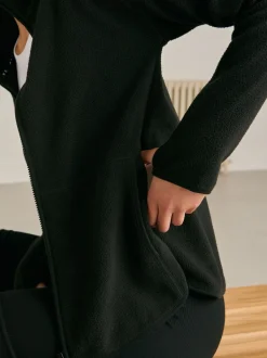 Hoody's En Sweatshirts|Next - Lichtgewicht fleece voor buiten Zwart