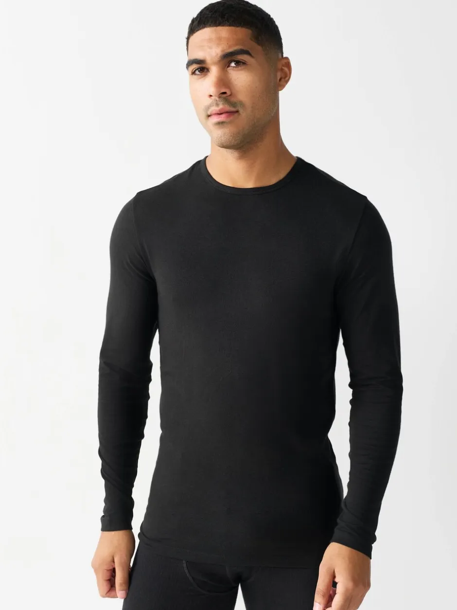Ondergoed|Ondergoed|Next Zwart - Lightweight Thermogen Long Sleeve T-Shirts 2 Pack