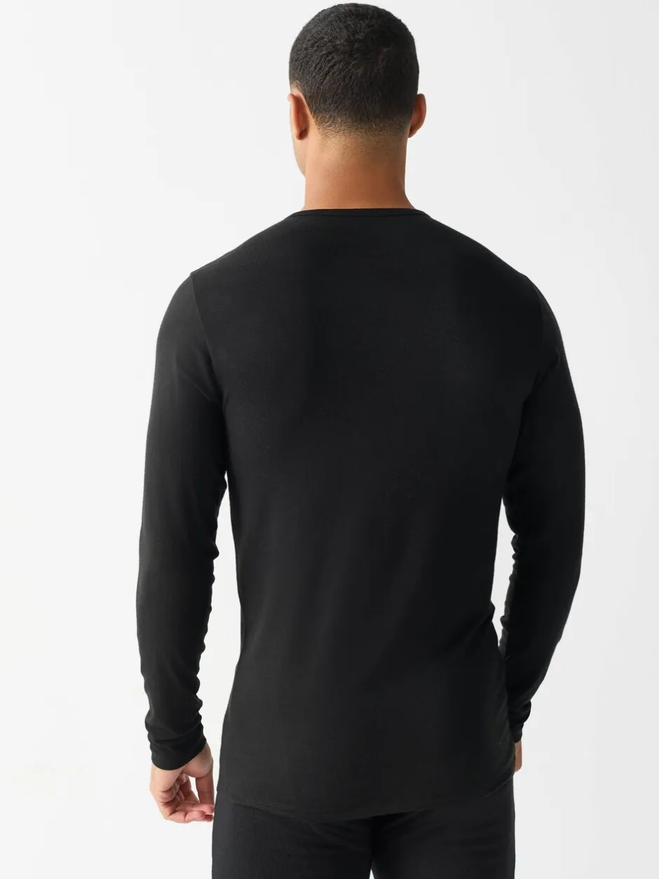 Ondergoed|Ondergoed|Next Zwart - Lightweight Thermogen Long Sleeve T-Shirts 2 Pack