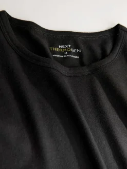 Ondergoed|Ondergoed|Next Zwart - Lightweight Thermogen Long Sleeve T-Shirts 2 Pack