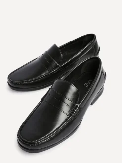 Schoenen*Linzi - Tomasso Penny Loafers Zwart