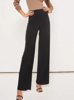 Kostuums En Werkkleding|Broeken*Lipsy Zwart - - Broek met wijde pijpen en hoge taille