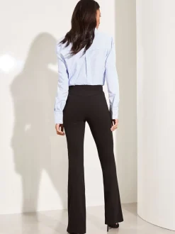 Kostuums En Werkkleding|Broeken|Lipsy - - Contour flare bootleg-broek met hoge taille Zwart
