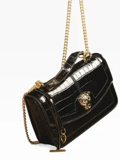 Tassen En Portemonnees*Lipsy - Medium Chain Shoulder Bag Zwart