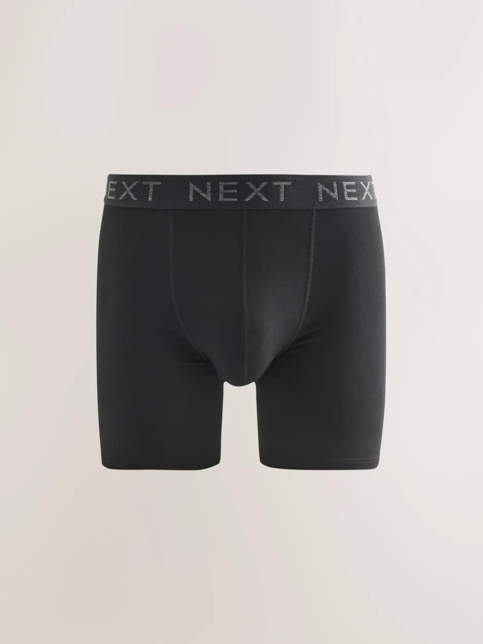 Ondergoed|Ondergoed*Next Zwart - Long Leg Trunk Boxers