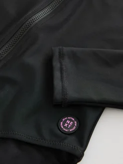 Badkleding*Next Zwart - Long Sleeve Sunsafe Swimsuit (3mths-16yrs)