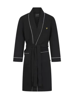 Kamerjassen En Badjassen*Lyle & Scott - Kobe Kimono Robe Zwart