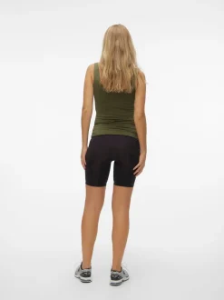Shorts|Mamalicious - Maternity Seamless Leggings Zwart