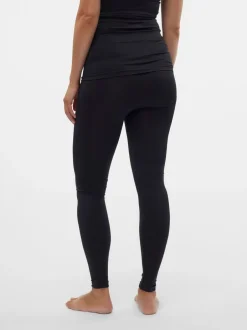 Leggings En Joggingbroeken|Mamalicious - Maternity Seamless Leggings Zwart