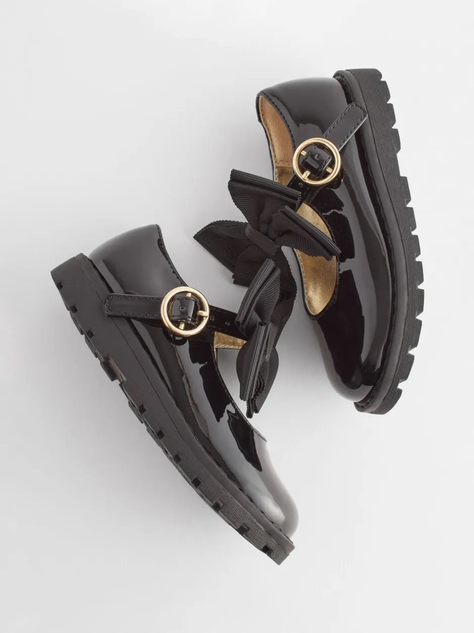 Gelegenheidskleding|Schoolkleding*Next - Mary Jane-schoenen met dikke zool en strik Zwart