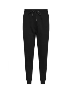 Leggings En Joggingbroeken|M&Co - joggingbroek met boorden en trekkoord Zwart