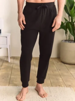 Loungewear|Joggingbroeken*Next - Met boorden - Loopback Soft Touch Cuffed Joggers Zwart