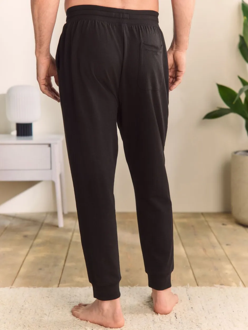 Loungewear|Joggingbroeken*Next - Met boorden - Loopback Soft Touch Cuffed Joggers Zwart