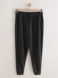 Loungewear|Joggingbroeken*Next - Met boorden - Loopback Soft Touch Cuffed Joggers Zwart