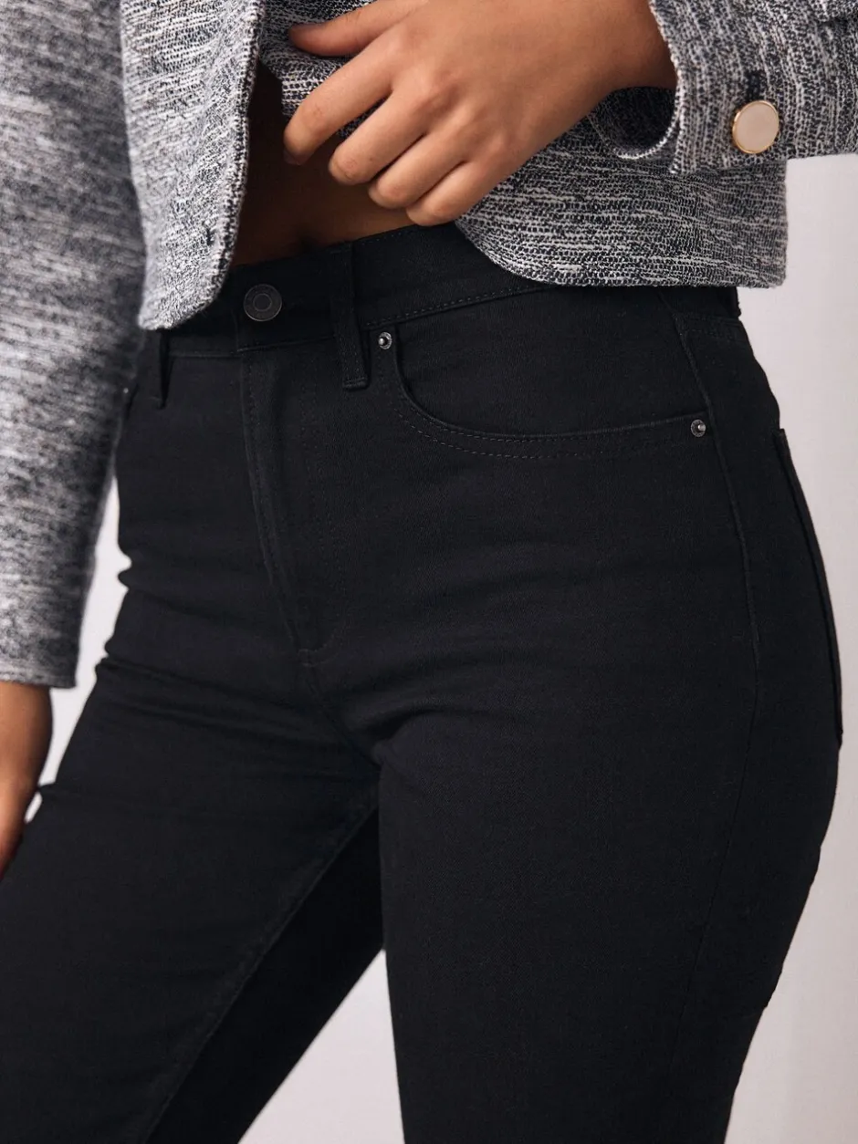 Jeans*Next - Mid Rise Stretch Bootcut Jeans Zwart