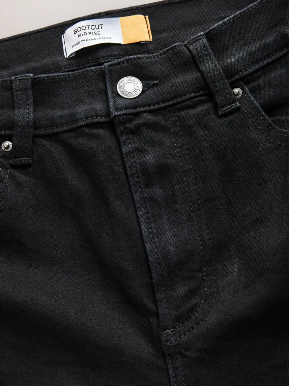 Jeans*Next - Mid Rise Stretch Bootcut Jeans Zwart