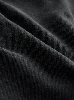 Rokken|Next Zwart - Mini denim rok met zandloper model