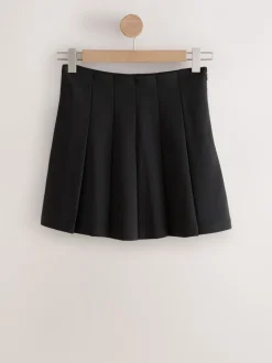 Rokken|Next - Mini Jersey Pleated Skirt Zwart