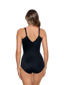 Shapewear|Miraclesuit - - Shapewear vormgevende body zonder beugel met extra sterke ondersteuning Zwart
