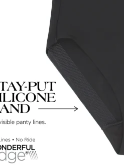 Shapewear*Miraclesuit - Extra Stevige Sexy Transparante Vormgevende Beugel Bodybriefers Zwart