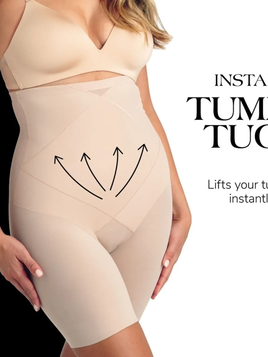 Shapewear*Miraclesuit - Shapewear - Extrasterk vormgevende body met directe buikcorrectie Zwart