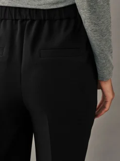 Kostuums En Werkkleding|Broeken|Next Zwart - Modieus gesneden bootcut broek