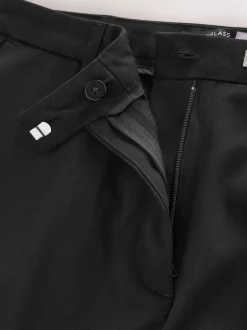 Kostuums En Werkkleding|Next Zwart - Modieuze Hourglass broek met bootcut