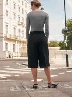Shorts|Next - Modieuze lange shorts Zwart