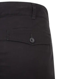 Shorts*Mountain Warehouse Zwart - Mens Lakeside 100% Cotton Cargo Shorts