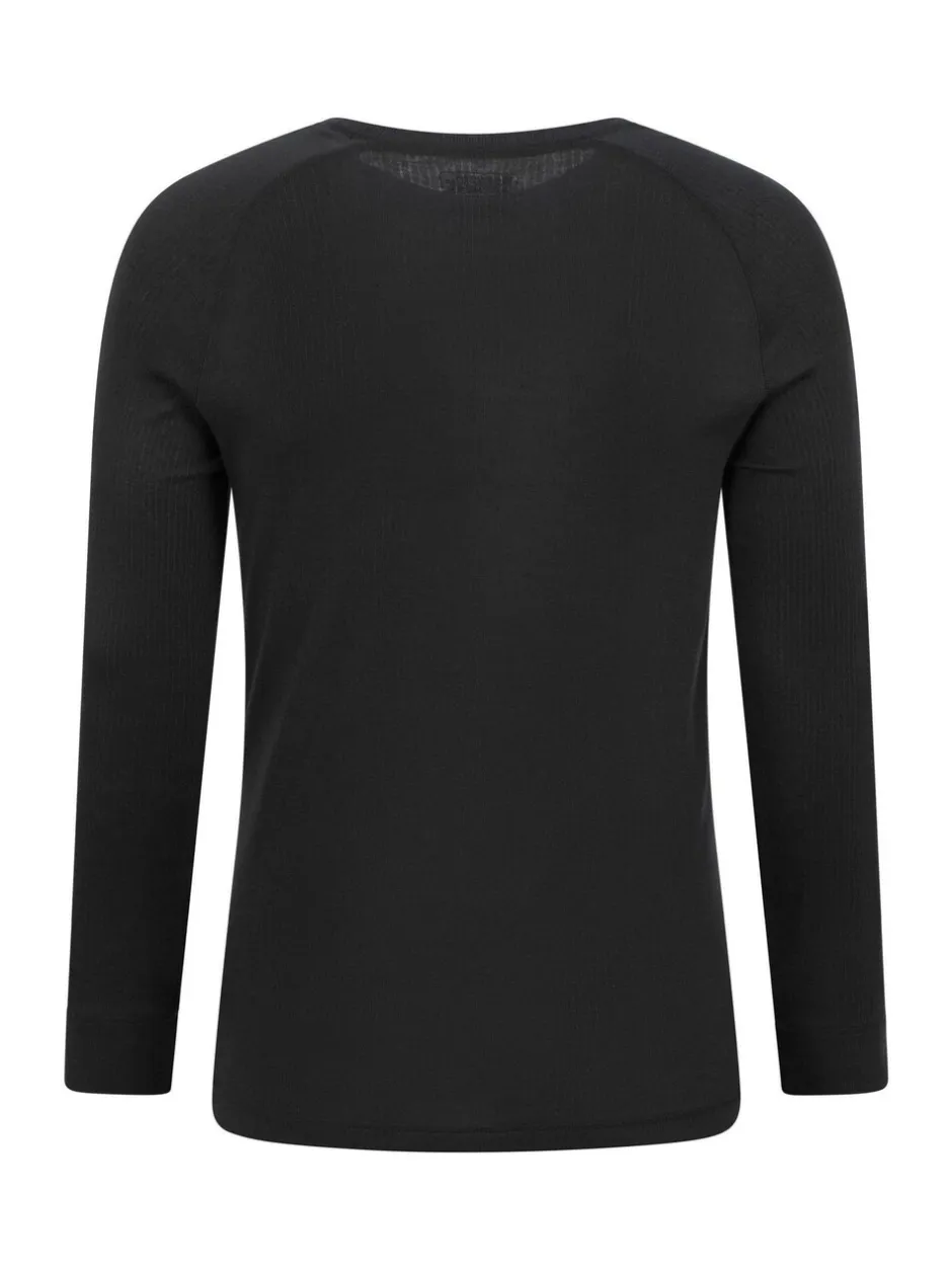 Ondergoed|Ondergoed*Mountain Warehouse - - Talus - Thermische herentop met ronde hals Zwart