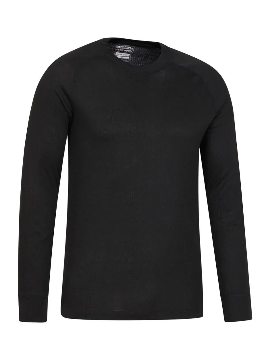Ondergoed|Ondergoed*Mountain Warehouse - - Talus - Thermische herentop met ronde hals Zwart
