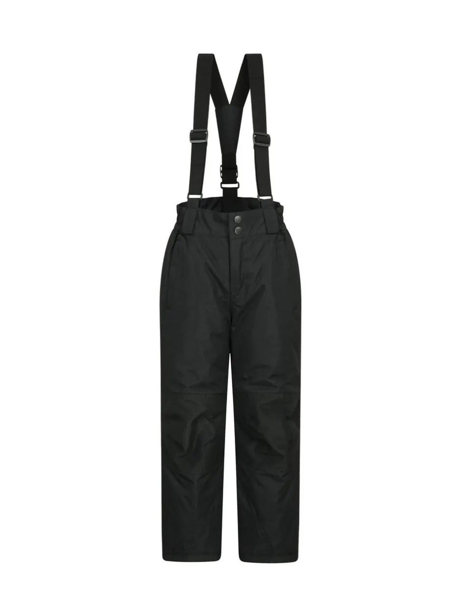 Broeken En Chino's*Mountain Warehouse - - Raptor broek voor kinderen met sneeuwprint Zwart