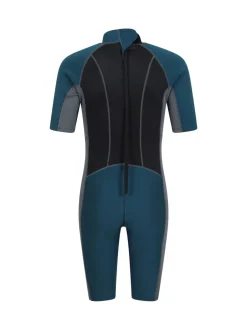 Badkleding*Mountain Warehouse - kort neopreen wetsuit voor heren Zwart
