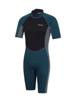 Badkleding*Mountain Warehouse - kort neopreen wetsuit voor heren Zwart
