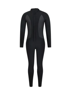 Badkleding|Mountain Warehouse - lang neopreen wetsuit voor heren Zwart