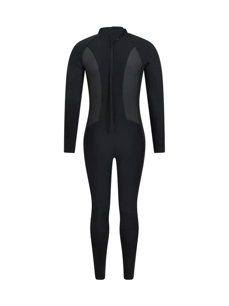 Badkleding|Mountain Warehouse - lang neopreen wetsuit voor heren Zwart