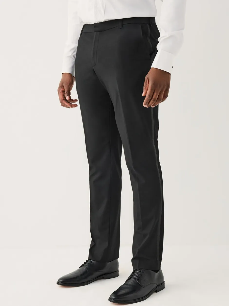 Smokings En Feestkleding*Next Zwart - Muscle Fit Motionflex Stretch Tuxedo Suit Trousers