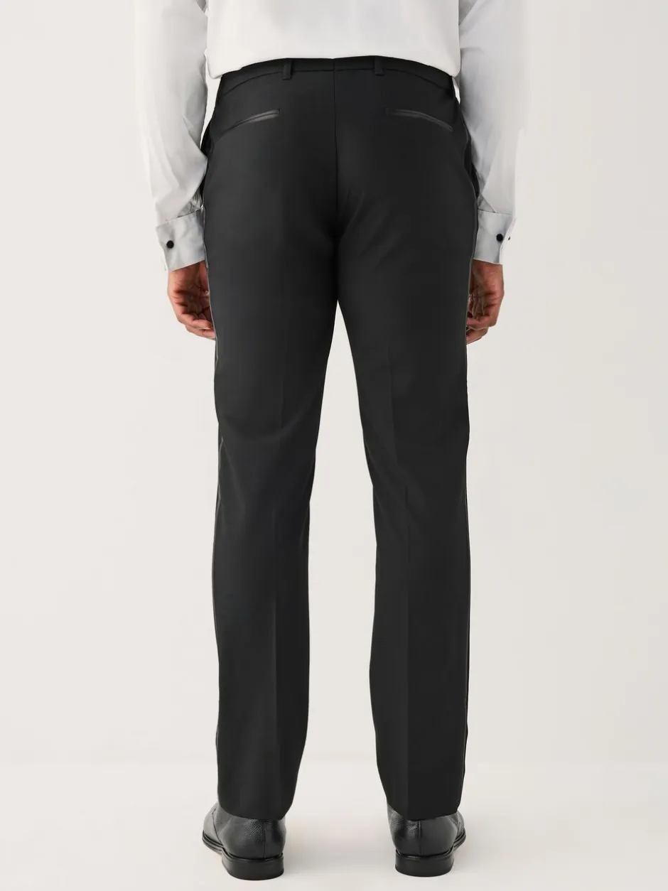 Smokings En Feestkleding*Next Zwart - Muscle Fit Motionflex Stretch Tuxedo Suit Trousers